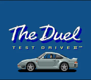 Duel, The - Test Drive II (USA) screen shot title